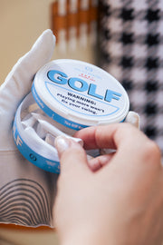 Blue Upper Decky Tee pack by Three Putt Round, featuring colorful cotton tees displayed on a neutral background.