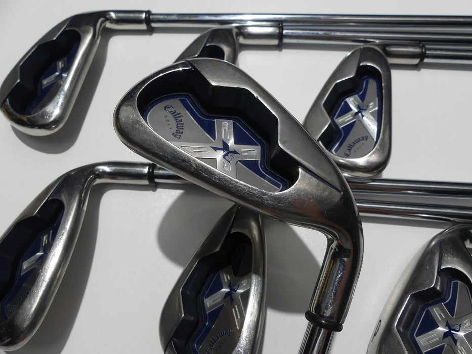 Callaway X18 Iron Set 4-PW Stiff Steel