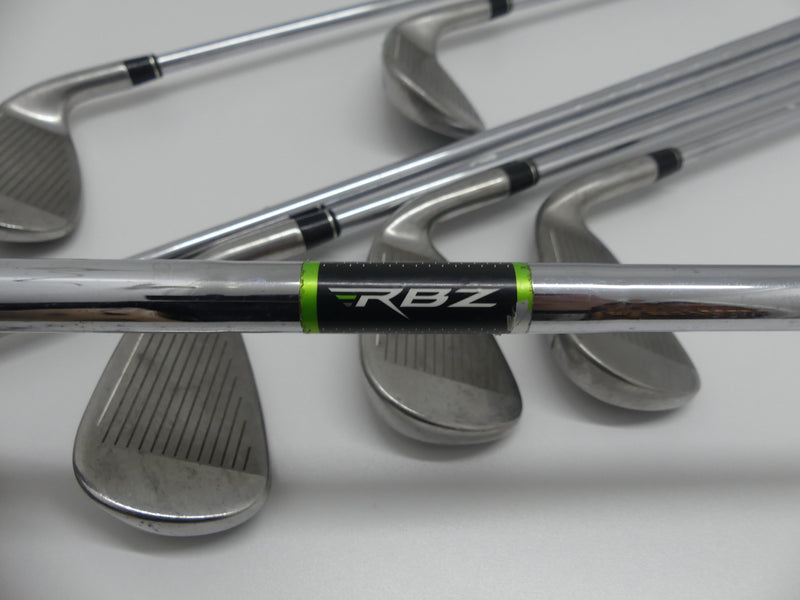 Taylormade RBZ Iron Set 4-PW Stiff Steel Left Handed +1 Inch