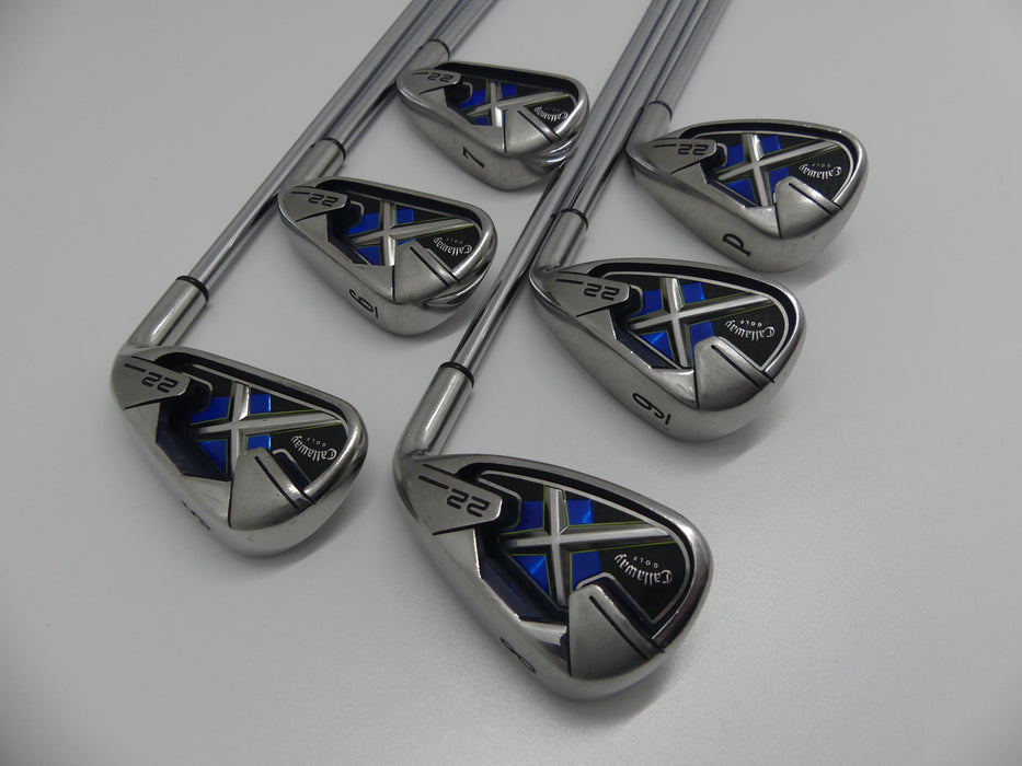 Callaway X-22 Iron Set 5-PW Regular Steel
