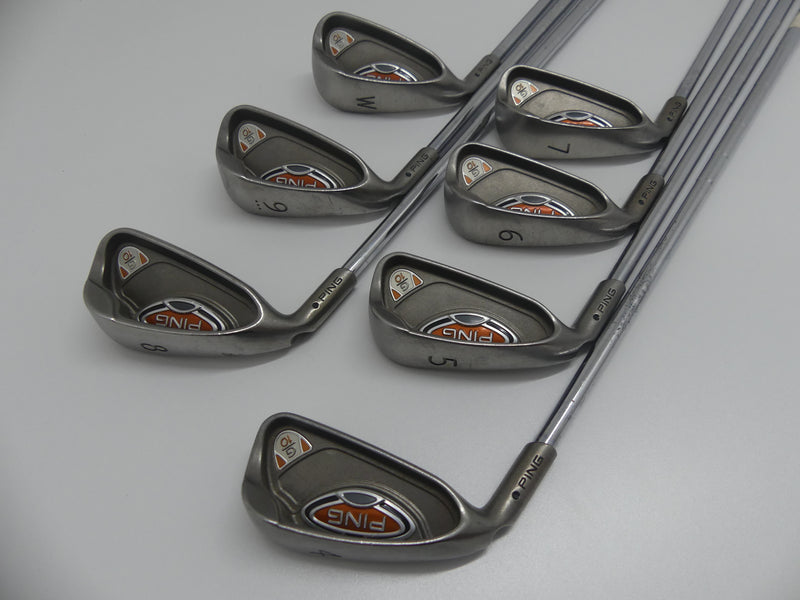 Ping G10 Iron Set 4-PW Stiff Steel Left Handed