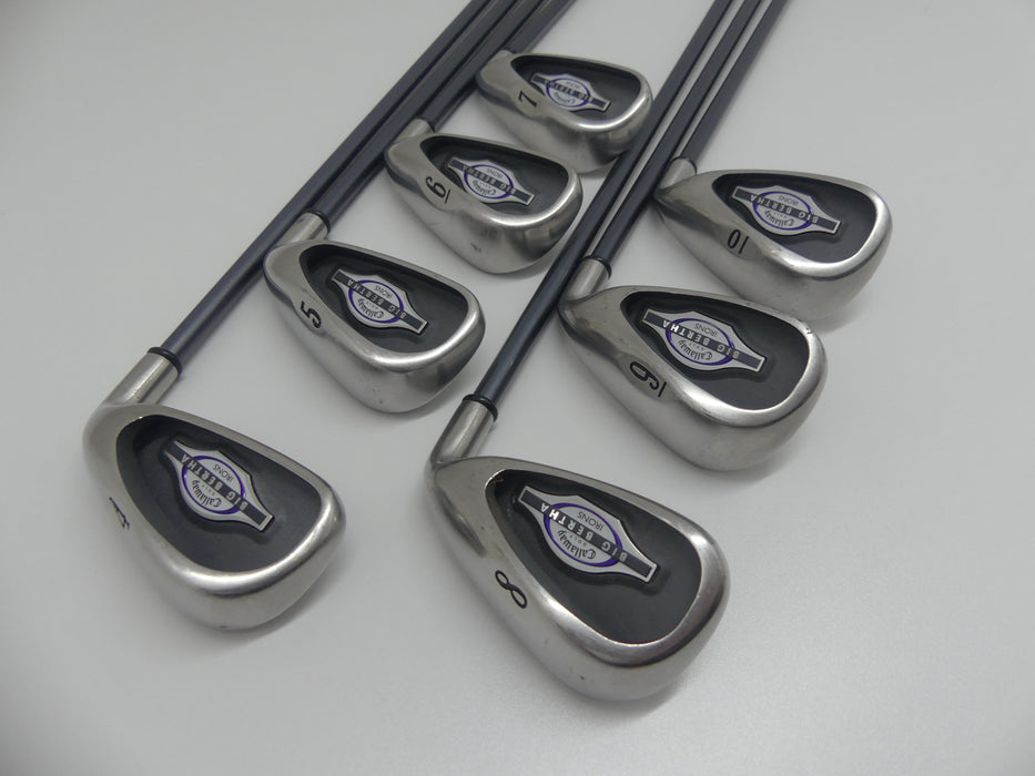 Ladies Callaway Big Bertha Iron Set 4-PW